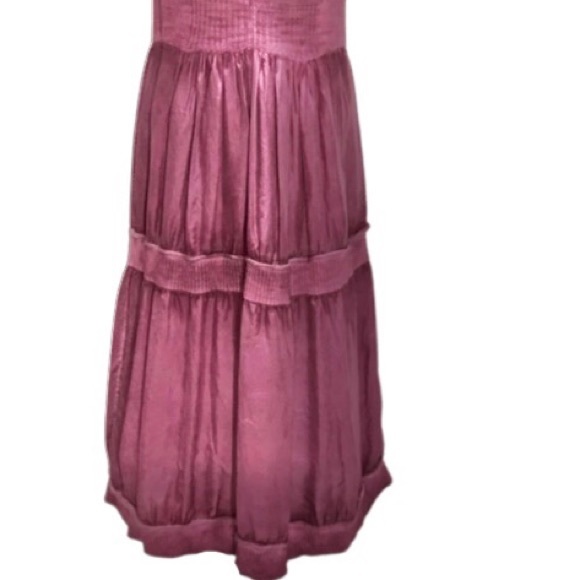 Anthropologie Purple Eloise Silk and Sweater Dress - Picture 8 of 10